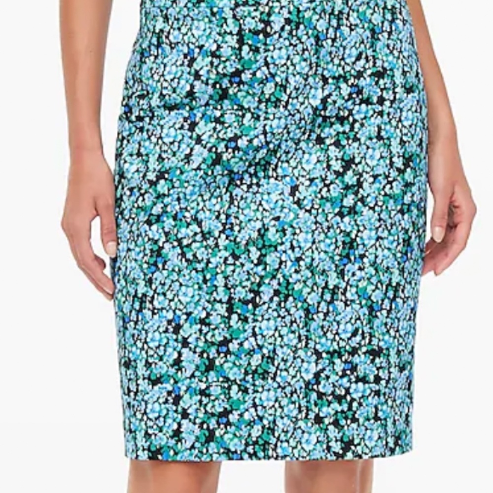 J. Crew Sateen floral pencil skirt New NWT size 22 and 24